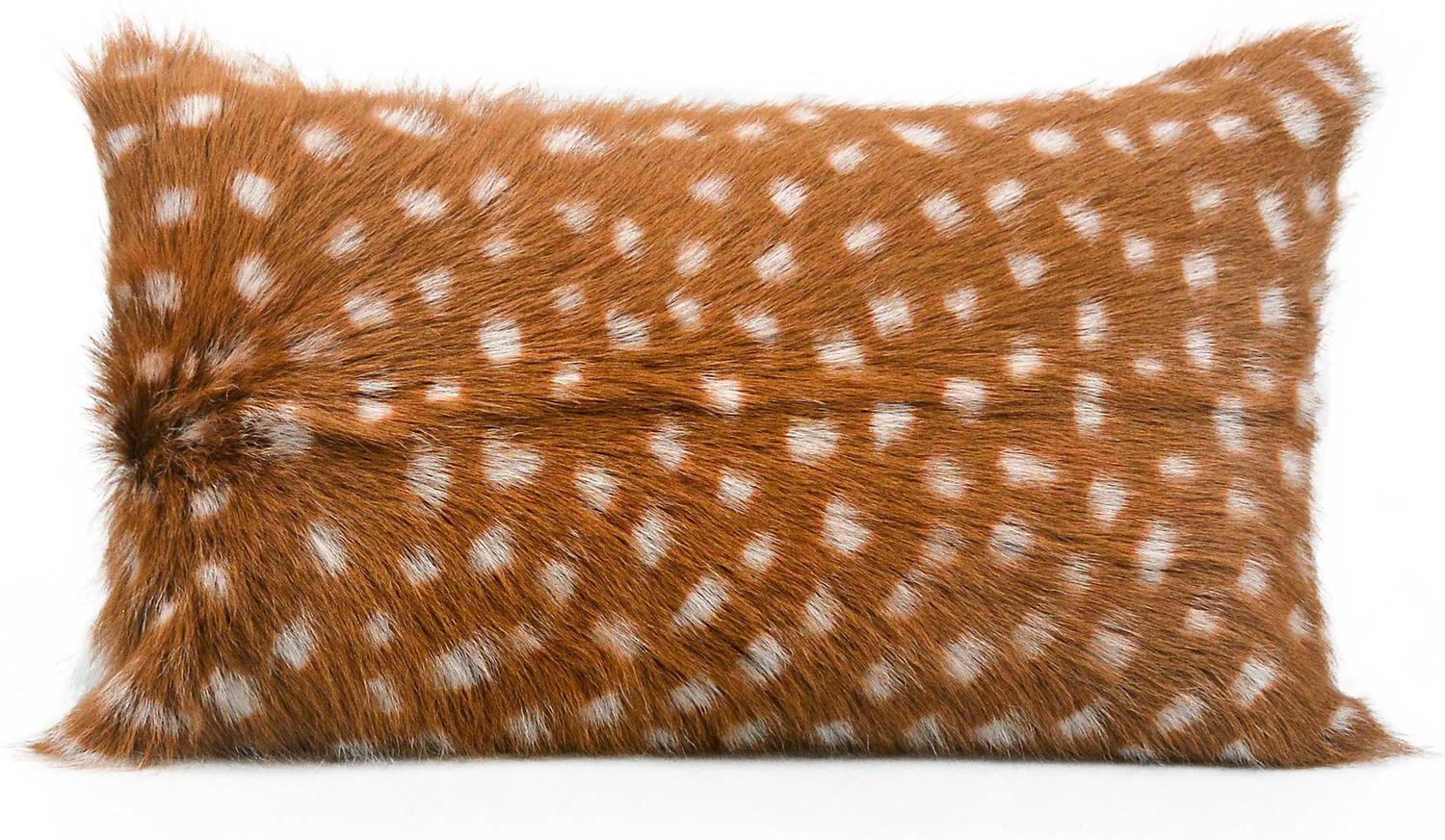 leopard fur pillow Tov Furniture Pillows Brown