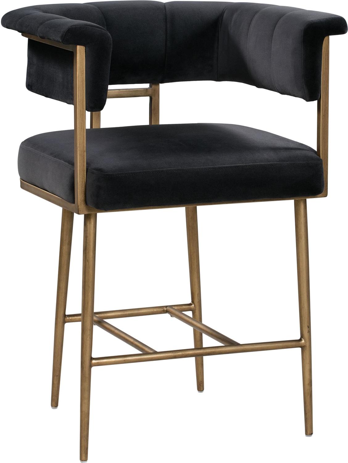 Tov Furniture Stools Bar Chairs and Stools Grey