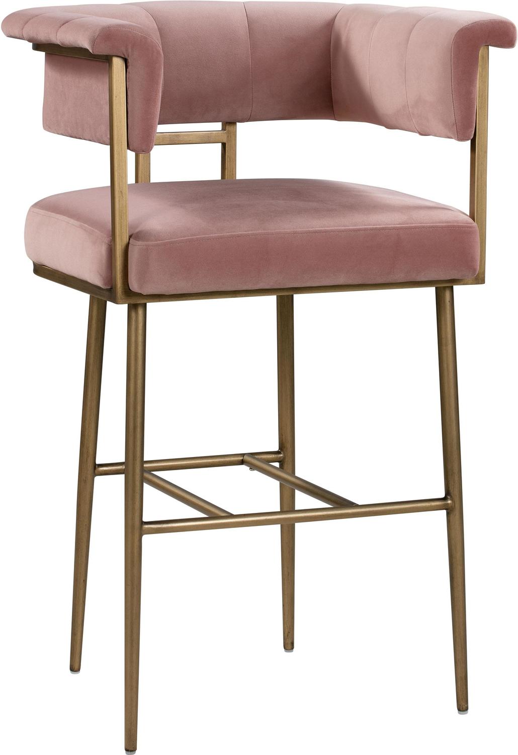 Tov Furniture Stools Bar Chairs and Stools Blush