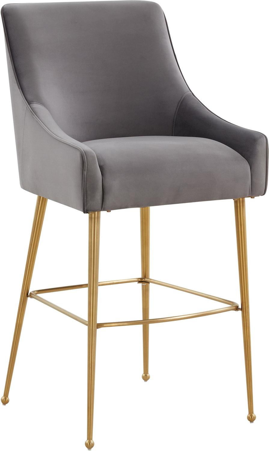 Tov Furniture Stools Bar Chairs and Stools Dark Grey
