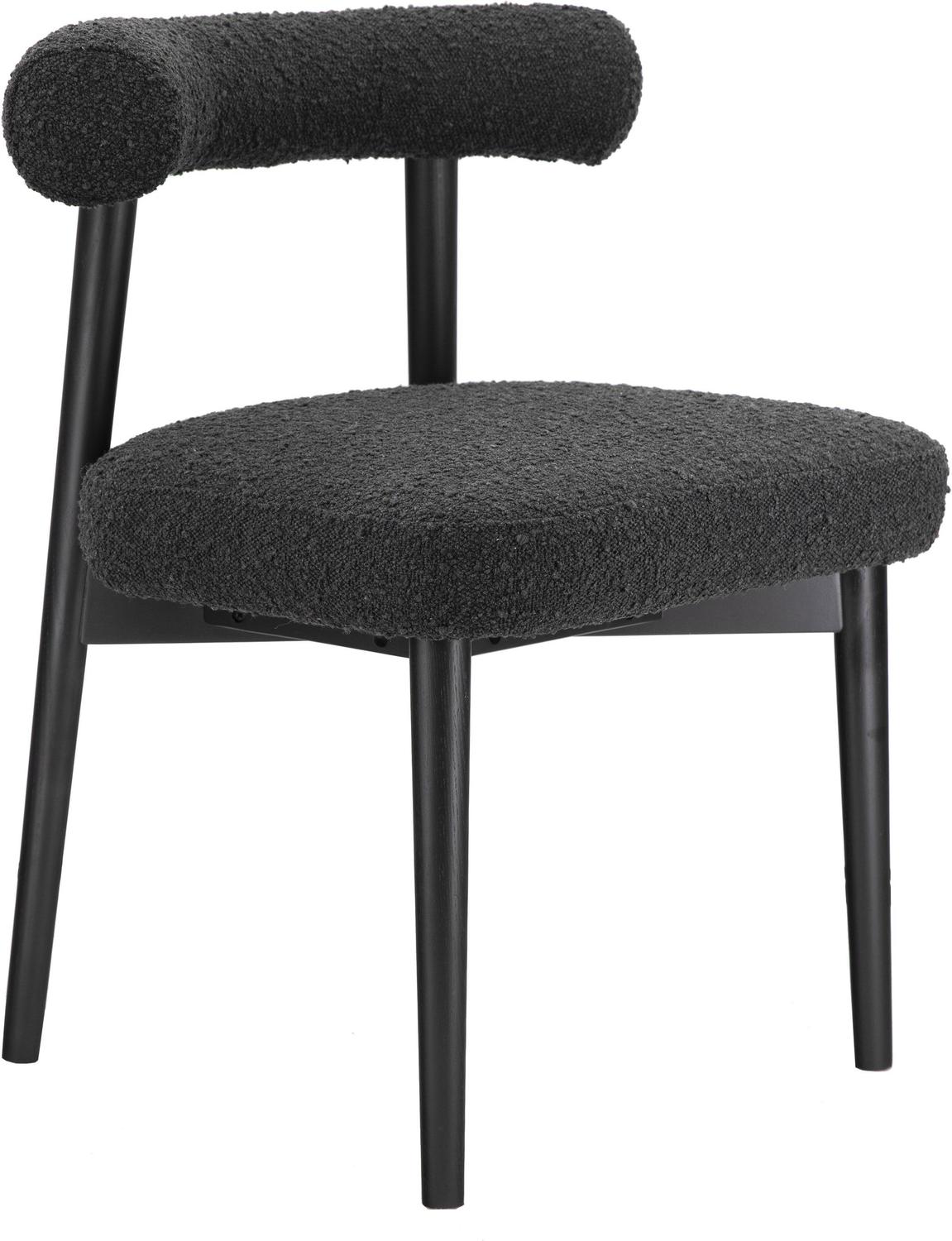 patterned club chair Tov Furniture Dining Chairs Black