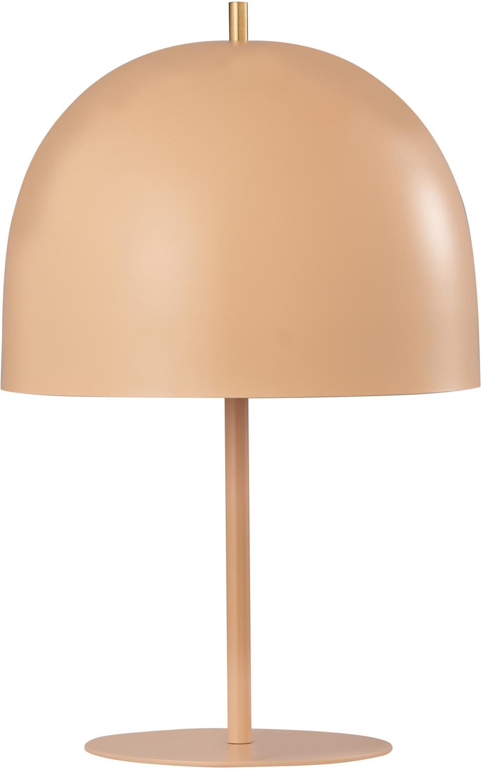 narrow couch side table Tov Furniture Table Lamps Blush
