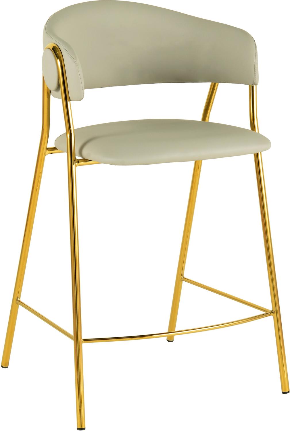 folding bar table and stools Tov Furniture Stools Cream
