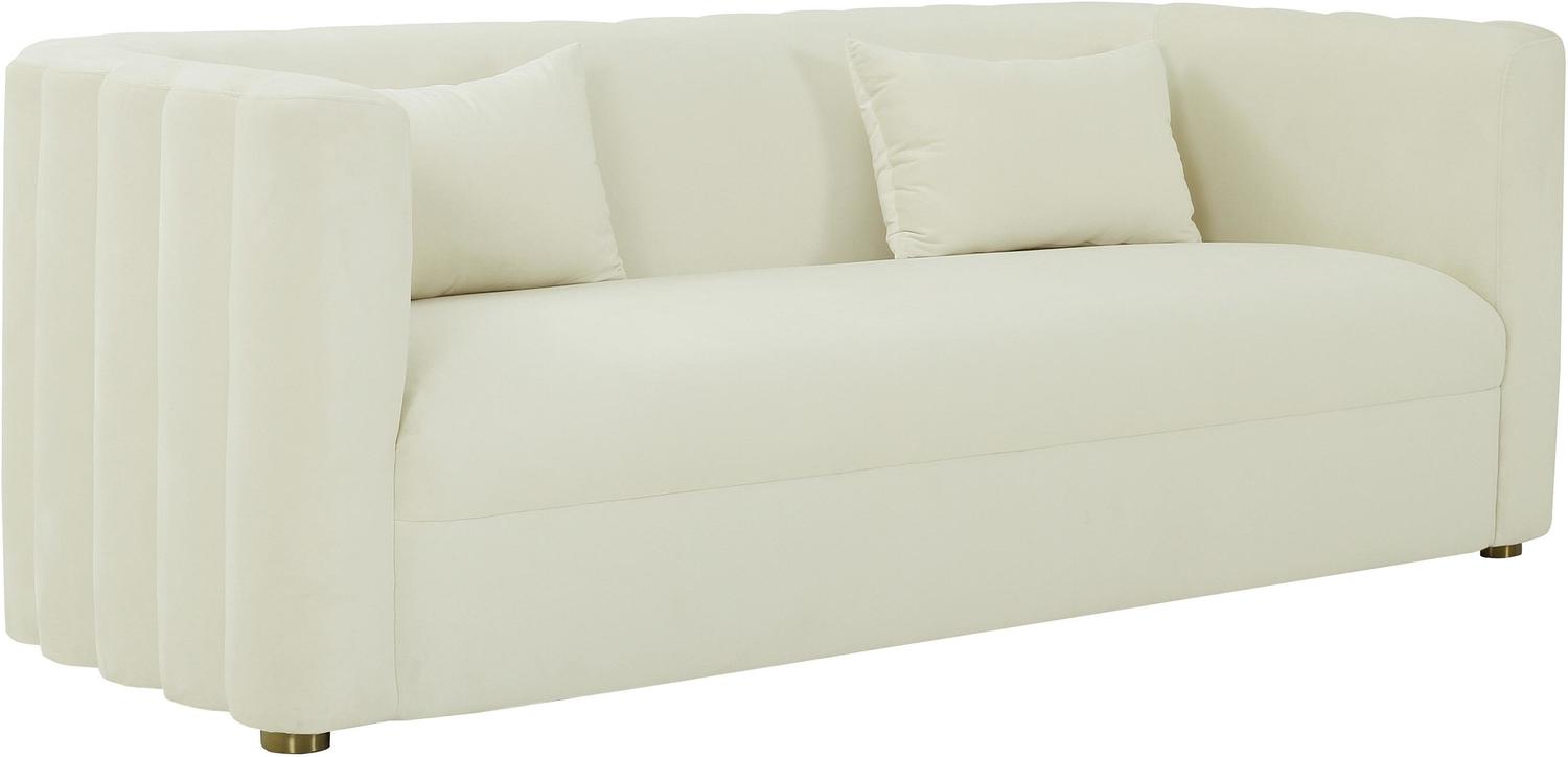 ashley leather sectional with chaise Tov Furniture Sofas Cream