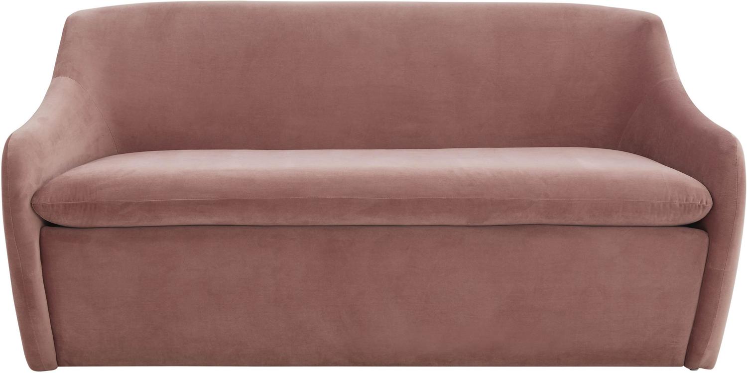armless chaise sofa Tov Furniture Loveseats Mauve