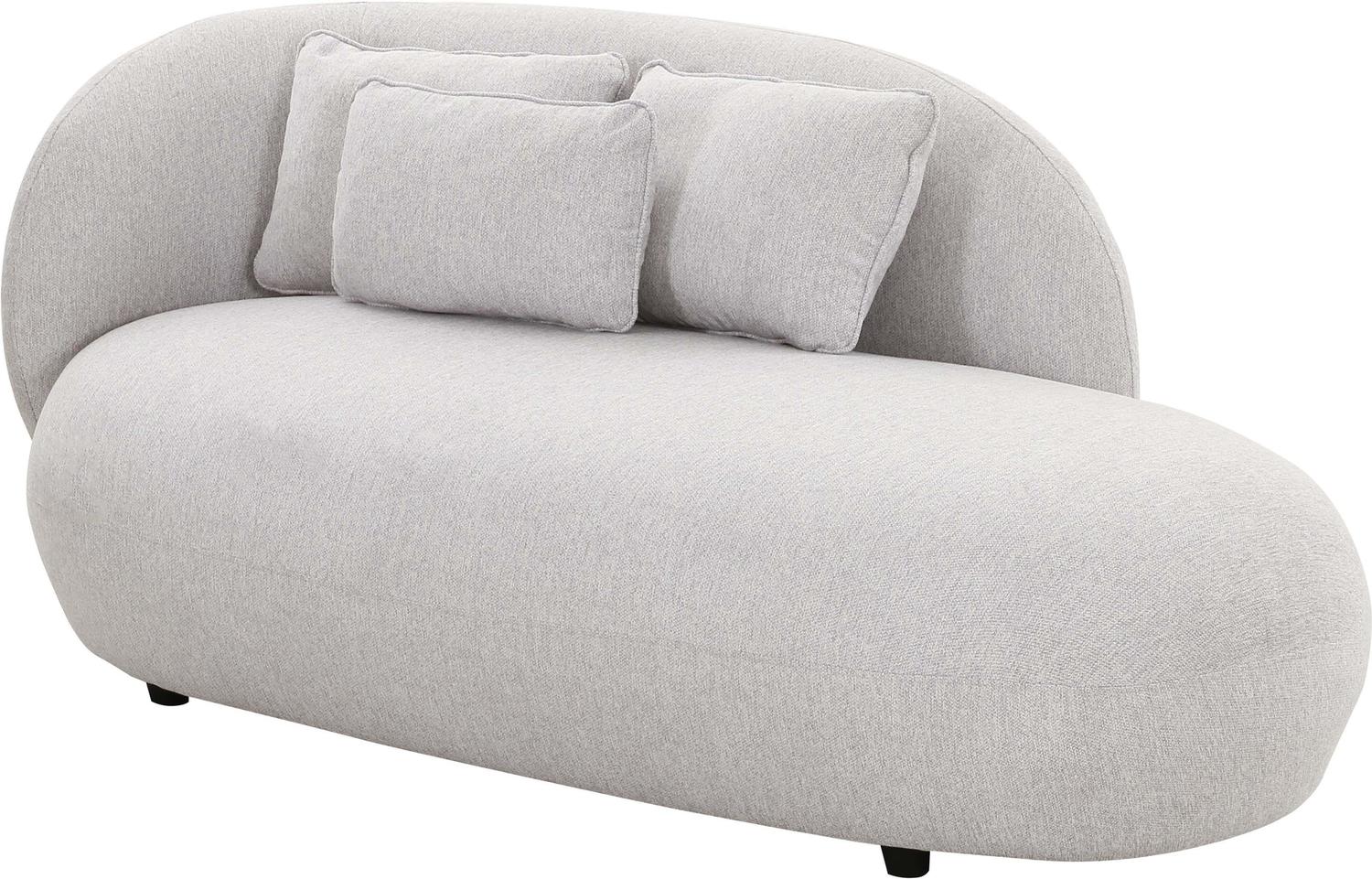 white velvet sectional Tov Furniture Settees Grey