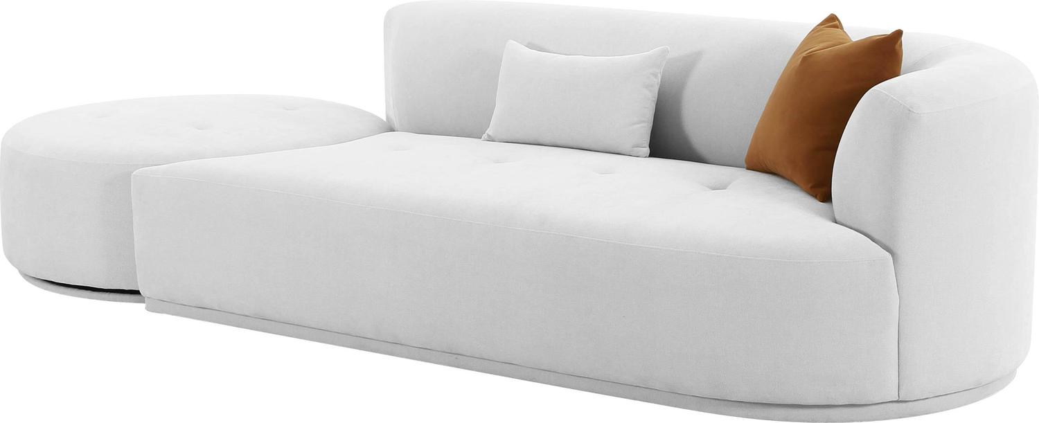 modern sectional sofa with chaise Tov Furniture Sofas Grey