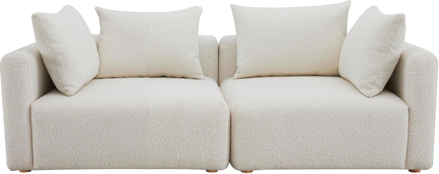 right chaise sofa Tov Furniture Loveseats Cream