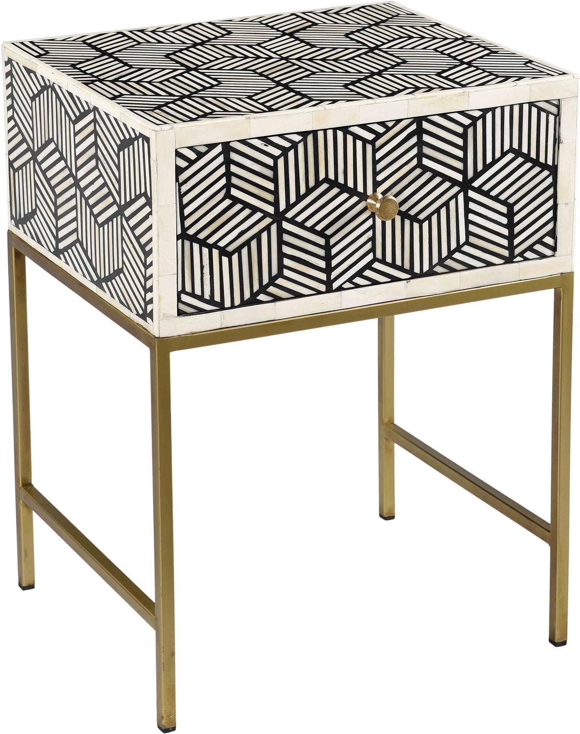  Tov Furniture Nightstands Accent Tables Black and White