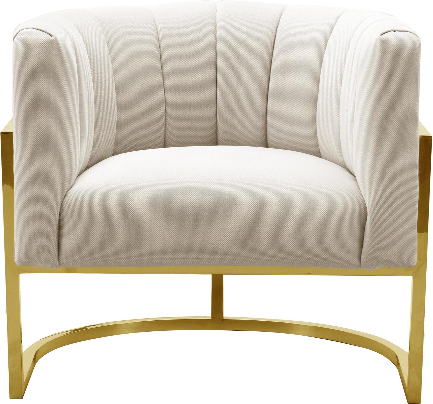 relaxing arm chair Tov Furniture Accent Chairs Cream
