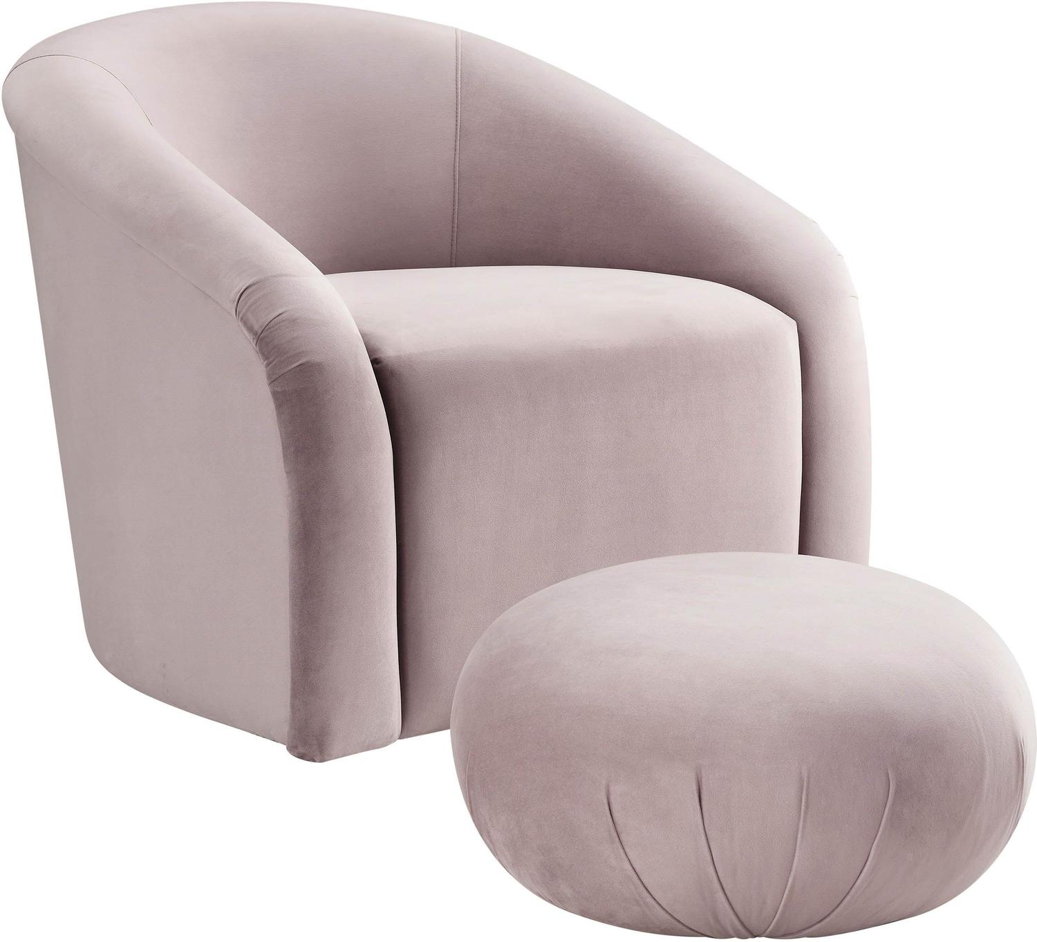 accent arm chair covers Tov Furniture Accent Chairs Ottomans and Benches Mauve