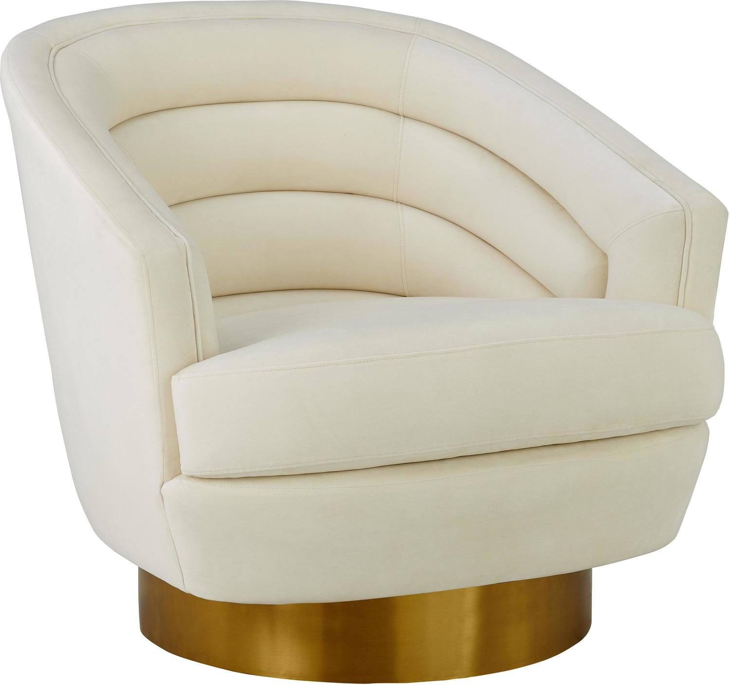 occasional chair with arms Tov Furniture Accent Chairs Cream