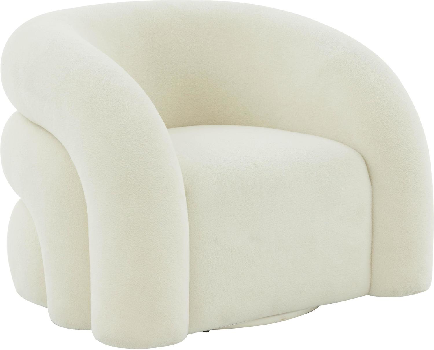 pink velvet occasional chair Tov Furniture Accent Chairs Cream