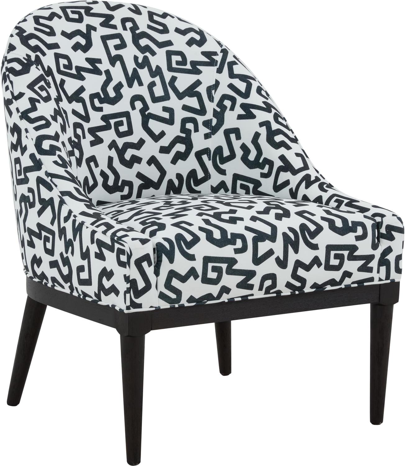 Tov Furniture Accent Chairs Chairs Black and White