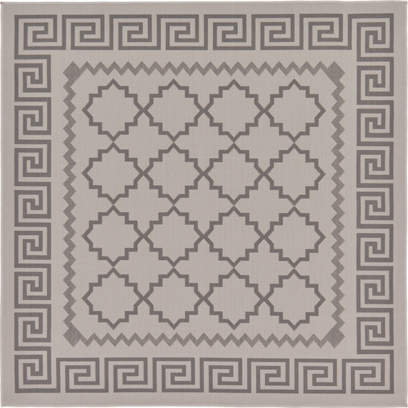 designer rugs for living room Unique Loom Area Rugs Gray Machine Made; 6x6