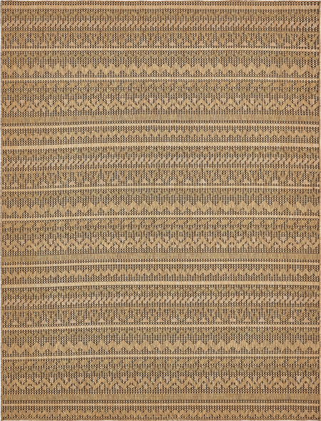 ivory beige area rug Unique Loom Area Rugs Light Brown Machine Made; 12x9