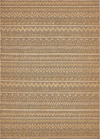grey area rug Unique Loom Area Rugs Light Brown Machine Made; 10x7