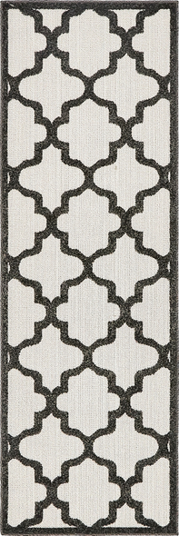 solid gray area rug Unique Loom Area Rugs Black Machine Made; 6x2