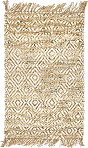 5 x 5 area rug Unique Loom Area Rugs Natural/Ivory Hand Woven; 3x2