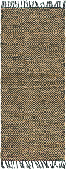 8x10 rug near me Unique Loom Area Rugs Natural/Black Hand Woven; 6x2