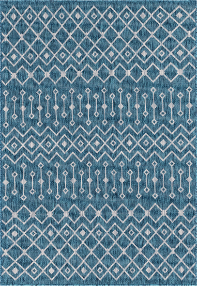 blue 8 x 10 area rugs Unique Loom Area Rugs Teal/Gray Machine Made; 9x6