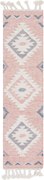 8x10 rug mat Unique Loom Area Rugs Pink Hand Woven; 8x2