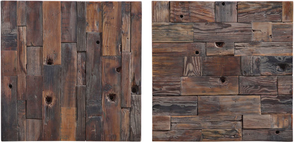 canvas wall art near me Uttermost Wooden Wall Panel This Set Of Two Geometrically Pieced Wall Panels Are Constructed From Recycled, Reclaimed Boat Wood Collected From Old Chinese Fishing Vessels. Solid Wood Will Continue To Move With Temperature And Humidity Changes, Which Can Result In Cracks And Uneven Surfaces, Adding To Its Authenticity And Character. May Be Hung Three Ways.