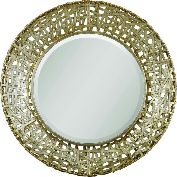 decorative wooden wall mirrors Uttermost Modern Round Sunburst Mirrors Antiqued Silver Champagne With Black Dry Brushing And Antique Stain.