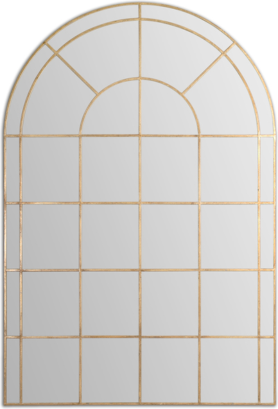 mirror 23 Uttermost Arched Mirrors A Transitional Take On A Classic Design, This Arch Mirror Features A Delicate Iron Frame Finished In A Warm Antiqued Gold Leaf. Grace Feyock