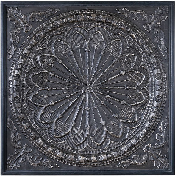 photo arrangements on wall ideas Uttermost Metal Wall Art Embossed Iron, Finished With A Hand Rubbed Charcoal Brown Glaze Encased In A Black Crackled Frame.