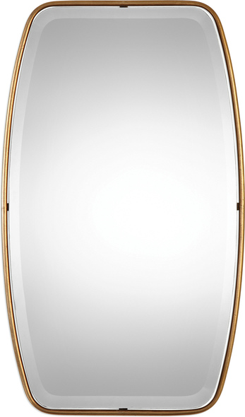 cool mirror frames Uttermost Antiqued Gold Mirror This Shaped Mirror Frame Is Forged From Rounded Metal Finished In A Heavily Antiqued Gold Leaf Featuring A Floating Beveled Mirror.