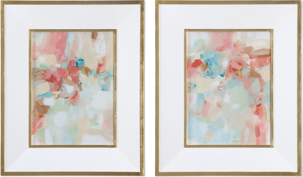 statement art for living room Uttermost Abstract Art Frame Has Gold Leaf Outer And Inner Edges And A Gloss White Center Section