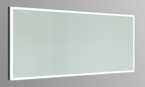 white framed mirror Vanity Art