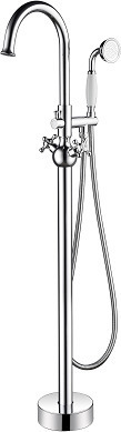 moen tub and shower valves Vanity Art Clawfoot Freestanding Tub Faucets Polished Chrome