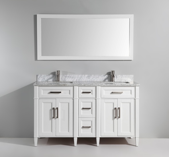 powder room sinks small Vanity Art White