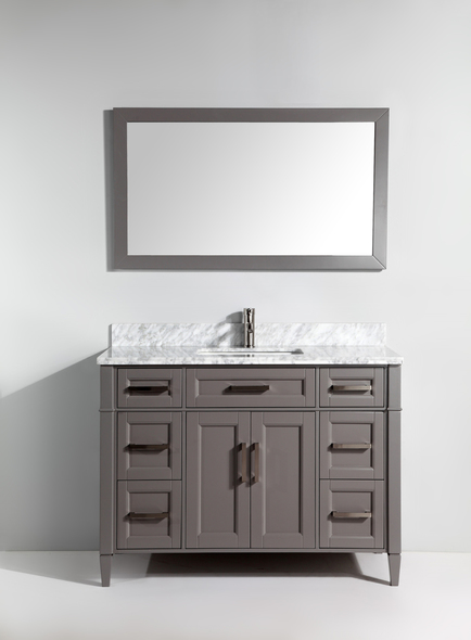 large vanity unit with basin Vanity Art Gray
