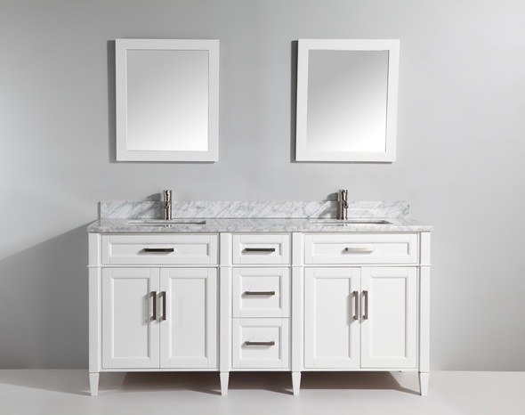 cost to replace bathroom vanity top Vanity Art White