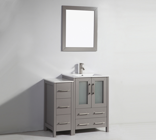 bathroom sink top view Vanity Art Gray