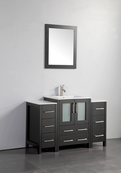 bathroom double sink cabinets Vanity Art Espresso