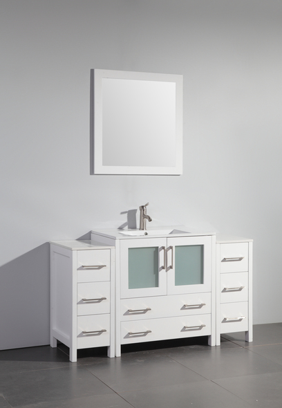 basin cabinet set Vanity Art White