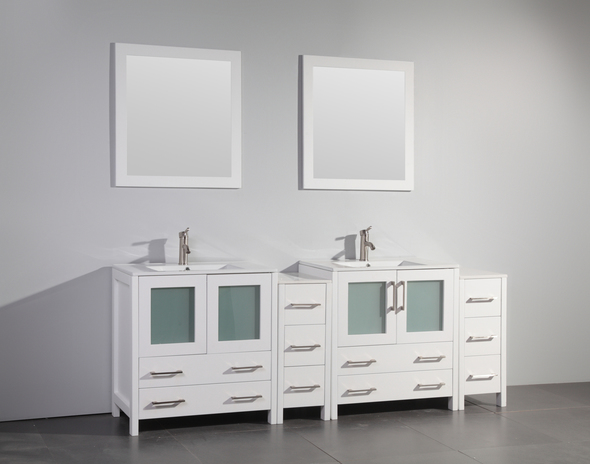 washroom vanity design Vanity Art White