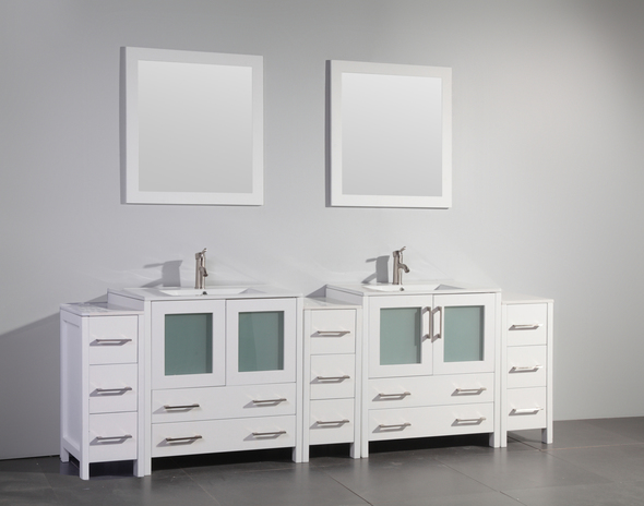floating vanity cabinet only Vanity Art White