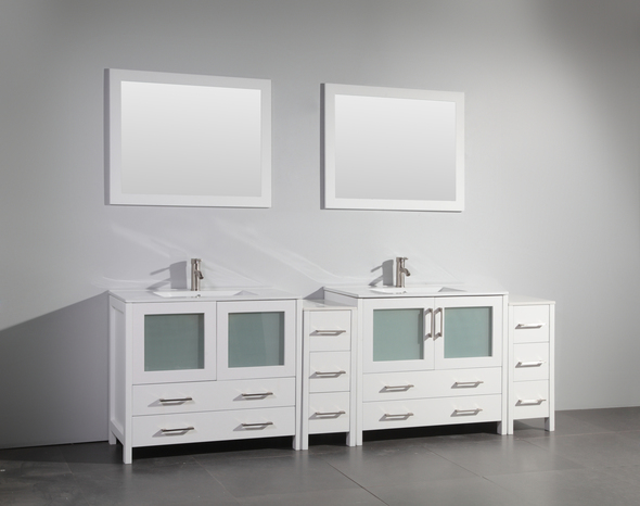72 inch vanity base Vanity Art White