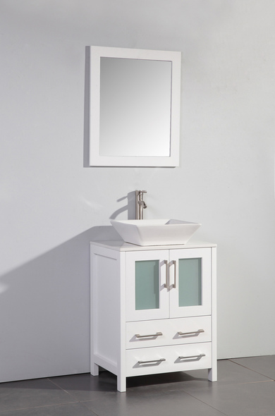 single small bathroom vanity Vanity Art White