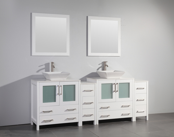 home goods bathroom vanity Vanity Art White