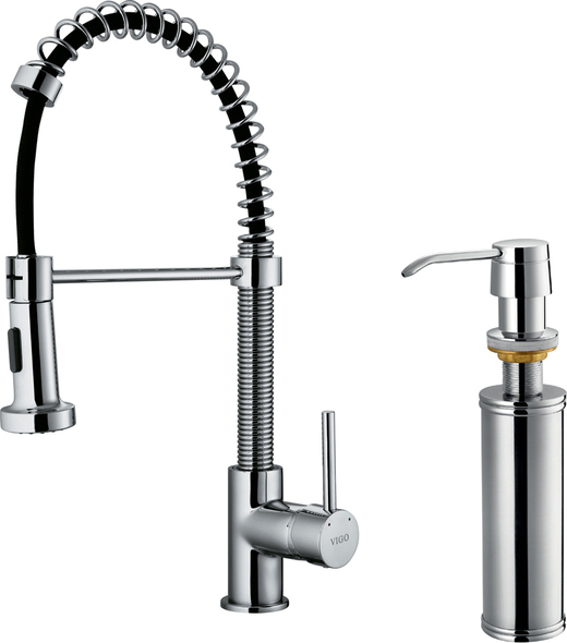  Vigo Pull-Out Kitchen Faucets Kitchen Faucets Chrome