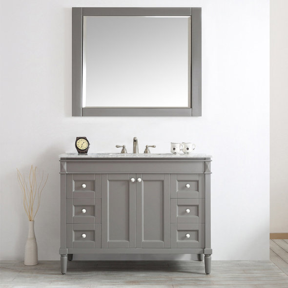 small bathroom vanity Vinnova Grey Finish