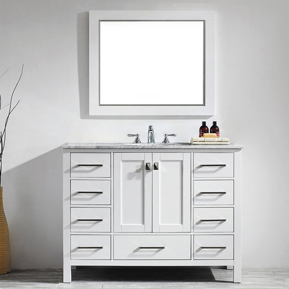 vanity design bathroom Vinnova White Finish