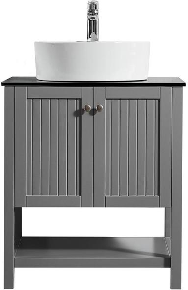40 inch bathroom cabinet Vinnova Grey Finish
