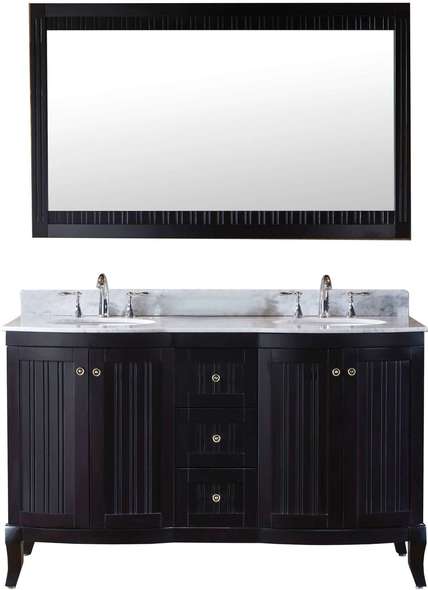small vanity unit without basin Virtu Bathroom Vanity Set Dark Transitional